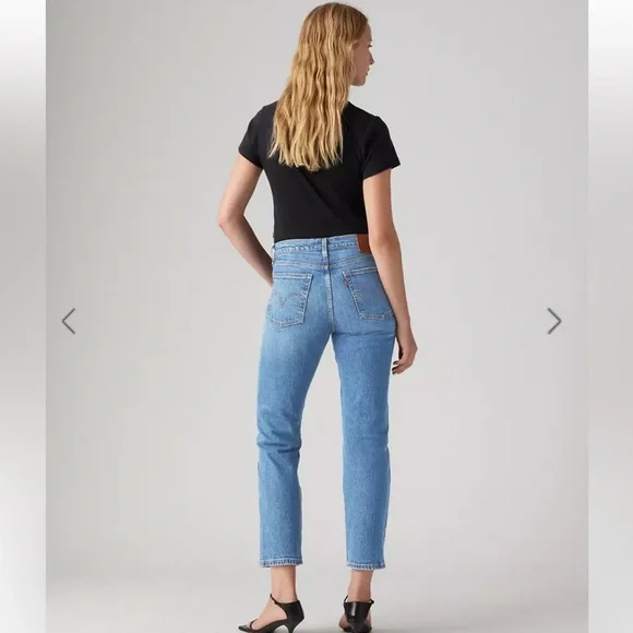 Levi's 505 True Classic Straight Leg Light Wash Denim Jeans Women's Size 12 M - Picture 2 of 10